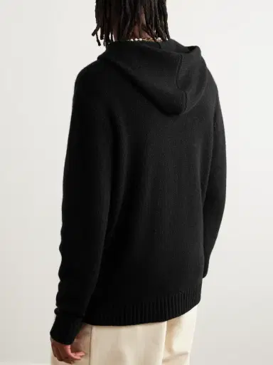 The Elder Statesman Cashmere Zip-Up Hoodie - Men | Thumbnail 3