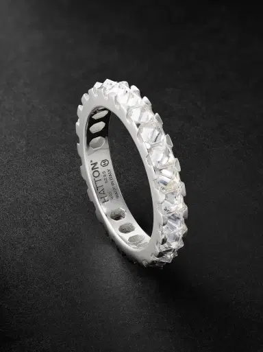 MAD Hatton Labs Spike Eternity Sterling Silver Cubic Zirconia Ring - Men | Thumbnail 1 MAD Hatton Labs Spike Eternity Sterling Silver Cubic Zirconia Ring - Men | Thumbnail 1