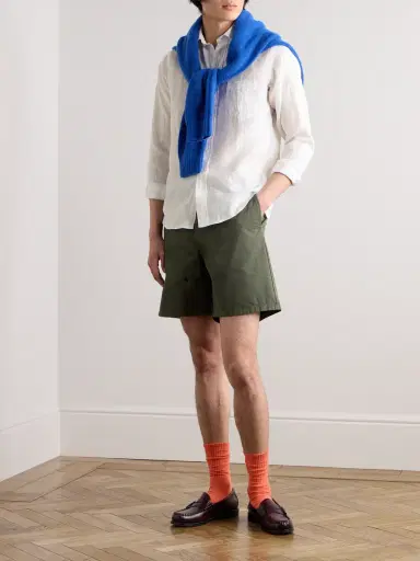 Drake's Linen Shirt - Men | Thumbnail 2