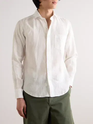 Drake's Linen Shirt - Men | Thumbnail 3