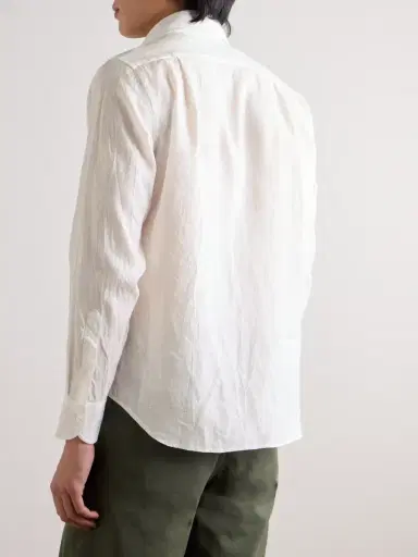 Drake's Linen Shirt - Men | Thumbnail 4
