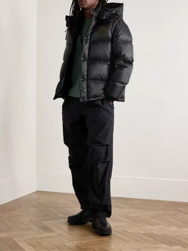 Moncler Cyclone Convertible Logo-Appliquéd Quilted Shell Hooded Down Jacket - Men | Thumbnail 2 Moncler Cyclone Convertible Logo-Appliquéd Quilted Shell Hooded Down Jacket - Men | Thumbnail 2