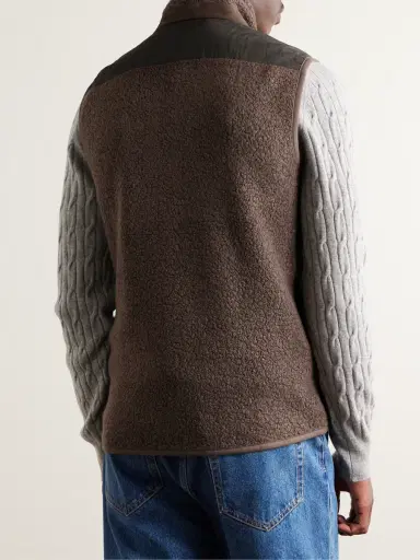 Purdey Shell-Trimmed Bouclé Gilet - Men | Thumbnail 3 Purdey Shell-Trimmed Bouclé Gilet - Men | Thumbnail 3