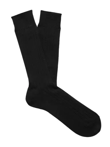 MR P. Ribbed Cotton-Blend Socks - Men | Thumbnail 1 MR P. Ribbed Cotton-Blend Socks - Men | Thumbnail 1