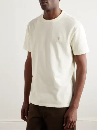 Polo Ralph Lauren Logo-Embroidered Cotton-Jersey T-Shirt - Men | Thumbnail 3