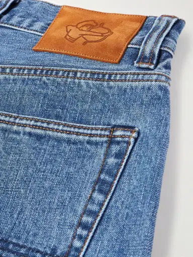 Drake's Tapered Selvedge Jeans - Men | Thumbnail 4