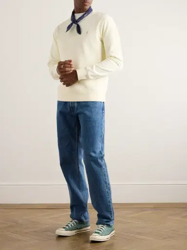 Polo Ralph Lauren Logo-Embroidered Cotton-Jersey Sweatshirt - Men | Thumbnail 2 Polo Ralph Lauren Logo-Embroidered Cotton-Jersey Sweatshirt - Men | Thumbnail 2