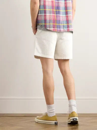 Polo Ralph Lauren Prepster Straight-Leg Logo-Embroidered Cotton-Corduroy Drawstring Shorts - Men | Thumbnail 3