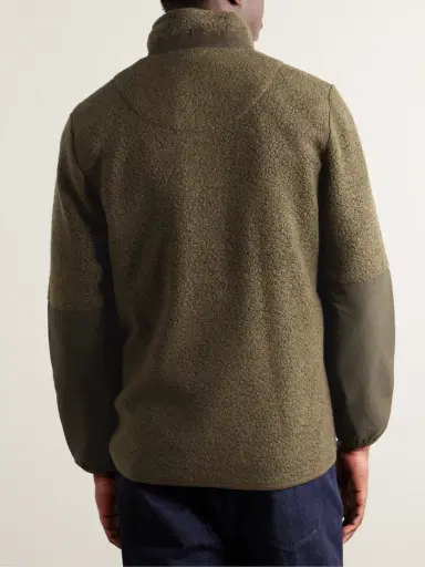 Purdey Shell-Trimmed Bouclé Half-Zip Jacket - Men | Thumbnail 3 Purdey Shell-Trimmed Bouclé Half-Zip Jacket - Men | Thumbnail 3