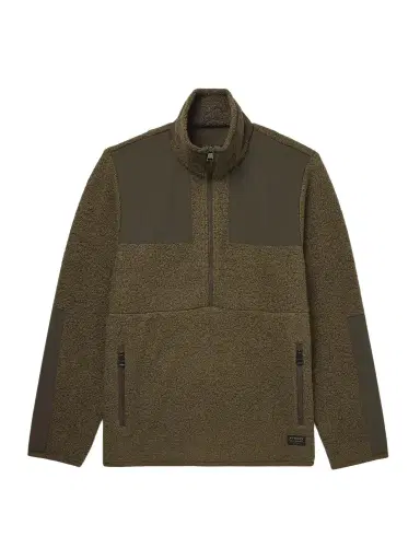 Purdey Shell-Trimmed Bouclé Half-Zip Jacket - Men | Thumbnail 1 Purdey Shell-Trimmed Bouclé Half-Zip Jacket - Men | Thumbnail 1