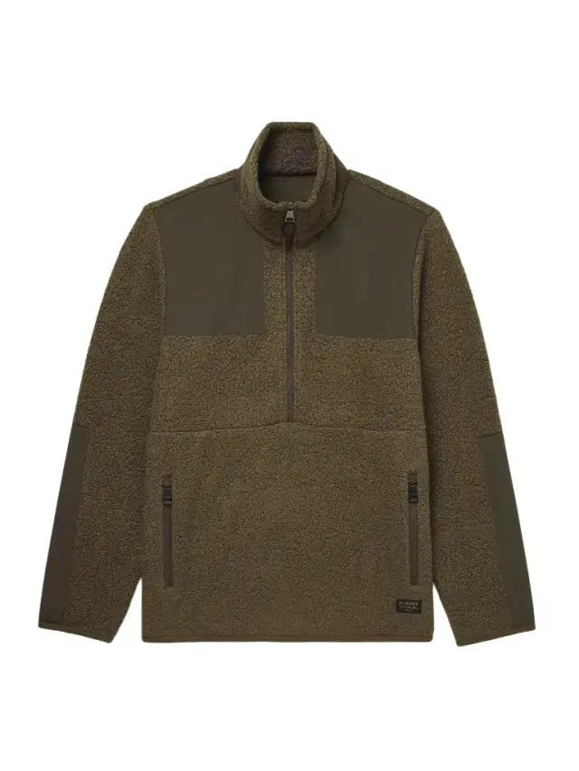 Purdey Shell-Trimmed Bouclé Half-Zip Jacket - Men