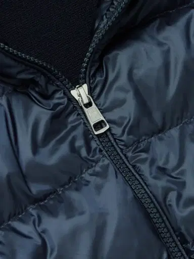 Moncler Logo-Appliquéd Virgin Wool and Quilted Shell Down Cardigan - Men | Thumbnail 4