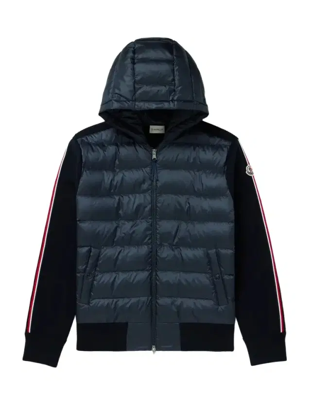 Moncler Logo-Appliquéd Virgin Wool and Quilted Shell Down Cardigan - Men