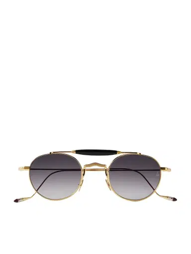 Jacques Marie Mage Dasan Round-Frame Gold-Tone Beta Titanium and Acetate Sunglasses - Men | Thumbnail 1