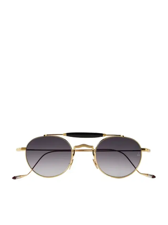 Jacques Marie Mage Dasan Round-Frame Gold-Tone Beta Titanium and Acetate Sunglasses - Men