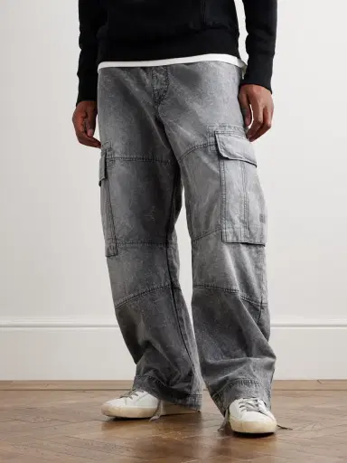 Golden Goose Super-Star Distressed Suede-Trimmed Leather Sneakers - Men | Thumbnail 2