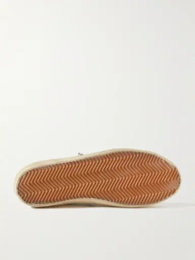 Golden Goose Super-Star Distressed Suede-Trimmed Leather Sneakers - Men | Thumbnail 3