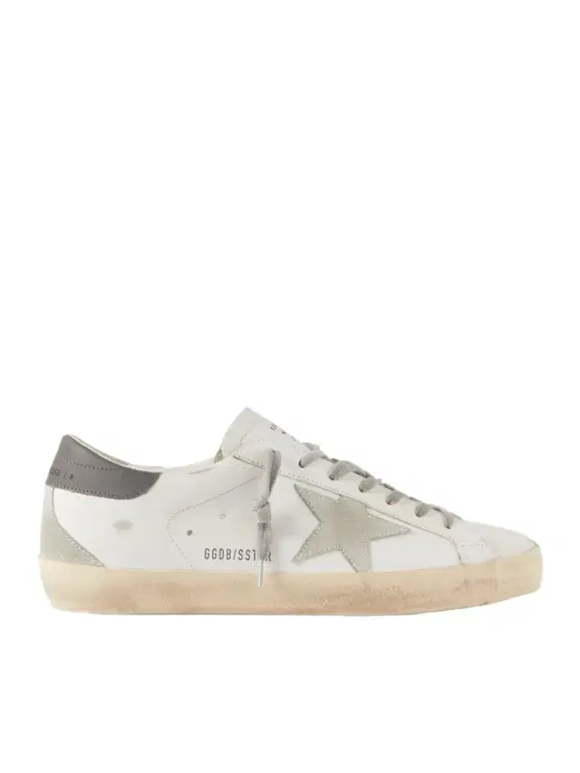 Super-Star Distressed Suede-Trimmed Leather Sneakers - Men