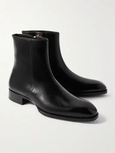 Tom Ford Elkan Leather Chelsea Boots - Men | Thumbnail 4