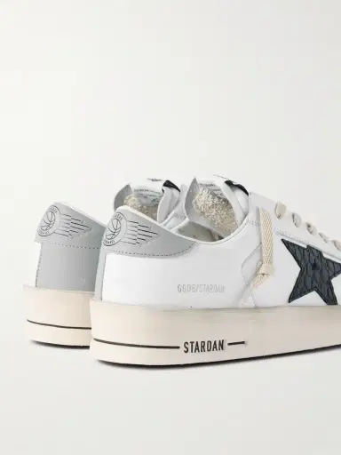 Golden Goose Stardan Distressed Suede-Trimmed Leather Sneakers - Men | Thumbnail 5 Golden Goose Stardan Distressed Suede-Trimmed Leather Sneakers - Men | Thumbnail 5