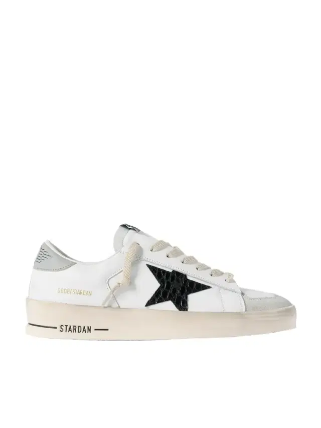 Stardan Distressed Suede-Trimmed Leather Sneakers - Men Stardan Distressed Suede-Trimmed Leather Sneakers - Men