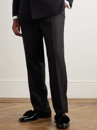 Manolo Blahnik Janser Velvet-Trimmed Patent-Leather Loafers - Men | Thumbnail 2 Manolo Blahnik Janser Velvet-Trimmed Patent-Leather Loafers - Men | Thumbnail 2