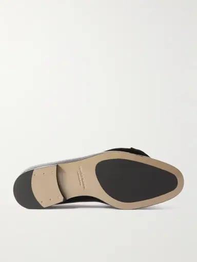 Manolo Blahnik Janser Velvet-Trimmed Patent-Leather Loafers - Men | Thumbnail 3 Manolo Blahnik Janser Velvet-Trimmed Patent-Leather Loafers - Men | Thumbnail 3