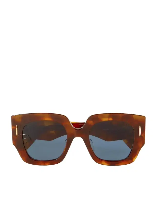 Anagram Havana Geometric Acetate Sunglasses - Men