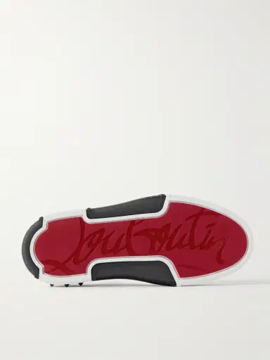 Christian Louboutin Astroloubi Spiked Leather and Mesh Sneakers - Men | Thumbnail 3 Christian Louboutin Astroloubi Spiked Leather and Mesh Sneakers - Men | Thumbnail 3