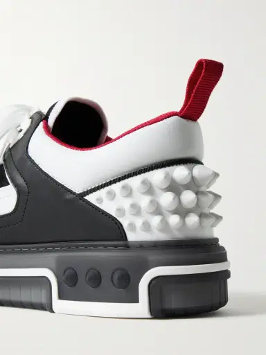 Christian Louboutin Astroloubi Spiked Leather and Mesh Sneakers - Men | Thumbnail 6 Christian Louboutin Astroloubi Spiked Leather and Mesh Sneakers - Men | Thumbnail 6