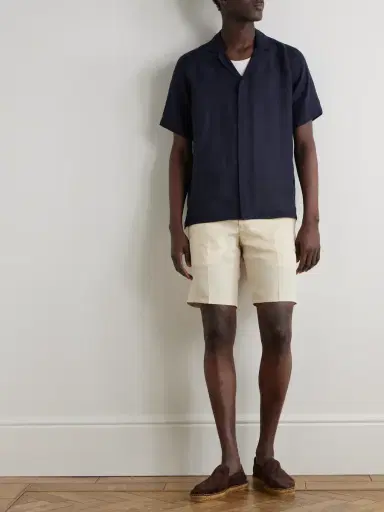 Orlebar Brown Norwich Straight-Leg Linen Shorts - Men | Thumbnail 2 Orlebar Brown Norwich Straight-Leg Linen Shorts - Men | Thumbnail 2