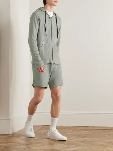 James Perse Cotton-Jersey Zip-Up Hoodie - Men | Thumbnail 2