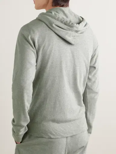 James Perse Cotton-Jersey Zip-Up Hoodie - Men | Thumbnail 3
