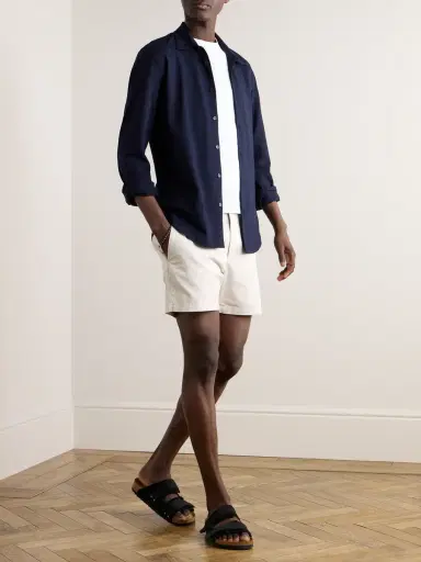 Orlebar Brown Giles Cotton-Piqué Shirt - Men | Thumbnail 2 Orlebar Brown Giles Cotton-Piqué Shirt - Men | Thumbnail 2