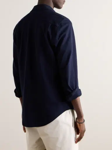 Orlebar Brown Giles Cotton-Piqué Shirt - Men | Thumbnail 3 Orlebar Brown Giles Cotton-Piqué Shirt - Men | Thumbnail 3