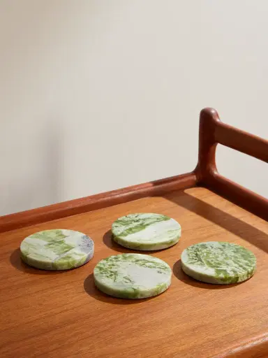 Soho Home Hanson Set of Four Marble Coasters - Men | Thumbnail 1