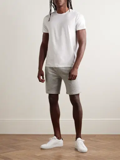 Derek Rose Quinn 1 Straight-Leg Cotton and Modal-Blend Jersey Drawstring Shorts - Men | Thumbnail 2 Derek Rose Quinn 1 Straight-Leg Cotton and Modal-Blend Jersey Drawstring Shorts - Men | Thumbnail 2