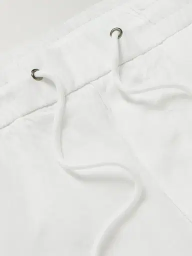 James Perse Straight-Leg Garment-Dyed Linen Drawstring Trousers - Men | Thumbnail 6 James Perse Straight-Leg Garment-Dyed Linen Drawstring Trousers - Men | Thumbnail 6