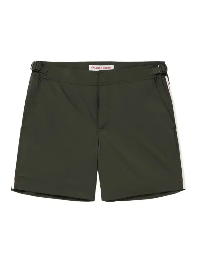 Bulldog Straight-Leg Mid-Length Swim Shorts - Men