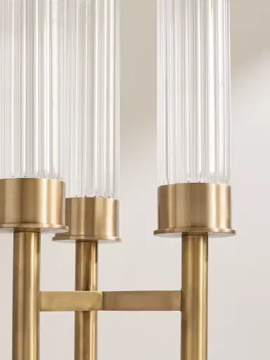 Soho Home Catcliffe Gold-Tone and Glass Candelabra - Men | Thumbnail 3