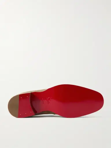 Christian Louboutin Chambelimoc Suede Loafers - Men | Thumbnail 3