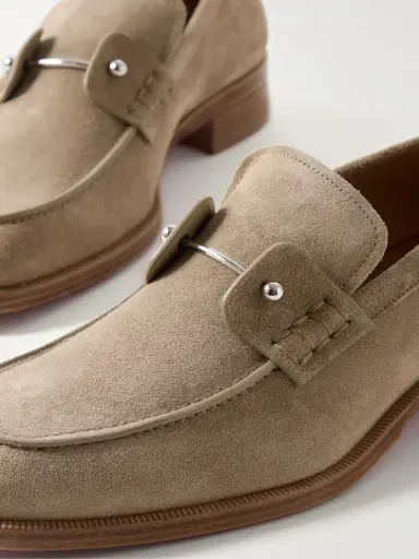 Christian Louboutin Chambelimoc Suede Loafers - Men | Thumbnail 6