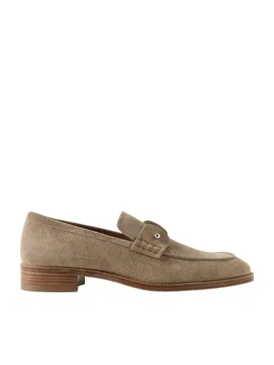 Christian Louboutin Chambelimoc Suede Loafers - Men | Thumbnail 1