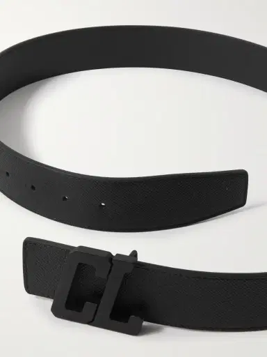 Christian Louboutin Happy Rui 4.5cm Full-Grain Leather Belt - Men | Thumbnail 3 Christian Louboutin Happy Rui 4.5cm Full-Grain Leather Belt - Men | Thumbnail 3