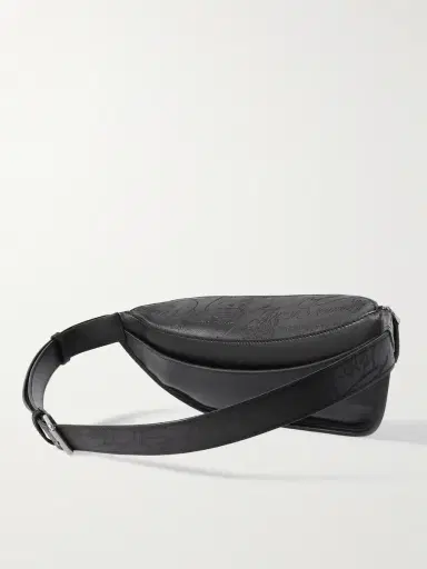 Berluti Rider Scritto Venezia Softy Full-Grain Leather Belt Bag - Men | Thumbnail 3 Berluti Rider Scritto Venezia Softy Full-Grain Leather Belt Bag - Men | Thumbnail 3