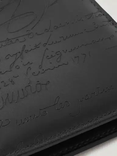 Berluti Makore Scritto Venezia Leather Billfold Wallet - Men | Thumbnail 3 Berluti Makore Scritto Venezia Leather Billfold Wallet - Men | Thumbnail 3