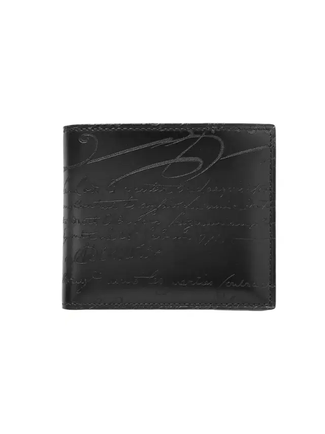 Berluti Makore Scritto Venezia Leather Billfold Wallet - Men