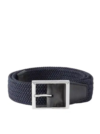 Berluti 3.5cm Leather-Trimmed Braided Woven Belt - Men | Thumbnail 1