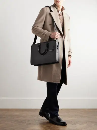 Berluti 1 Jour Neo Scritto Venezia Leather Briefcase - Men | Thumbnail 2 Berluti 1 Jour Neo Scritto Venezia Leather Briefcase - Men | Thumbnail 2