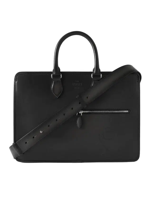 Berluti 1 Jour Neo Scritto Venezia Leather Briefcase - Men